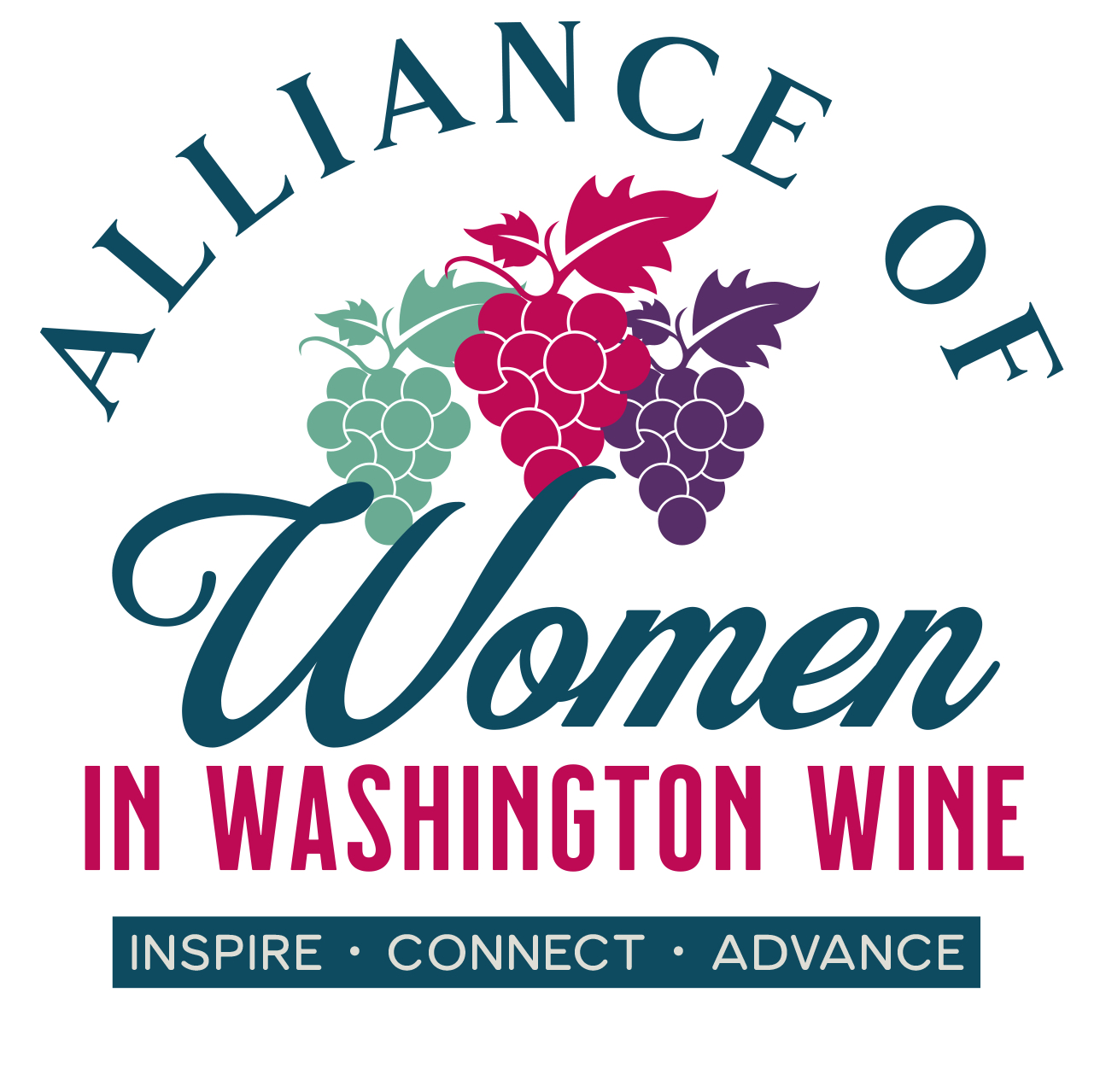 Alliance of Women in Washington Wine logo
